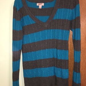 Blue Striped Sweater